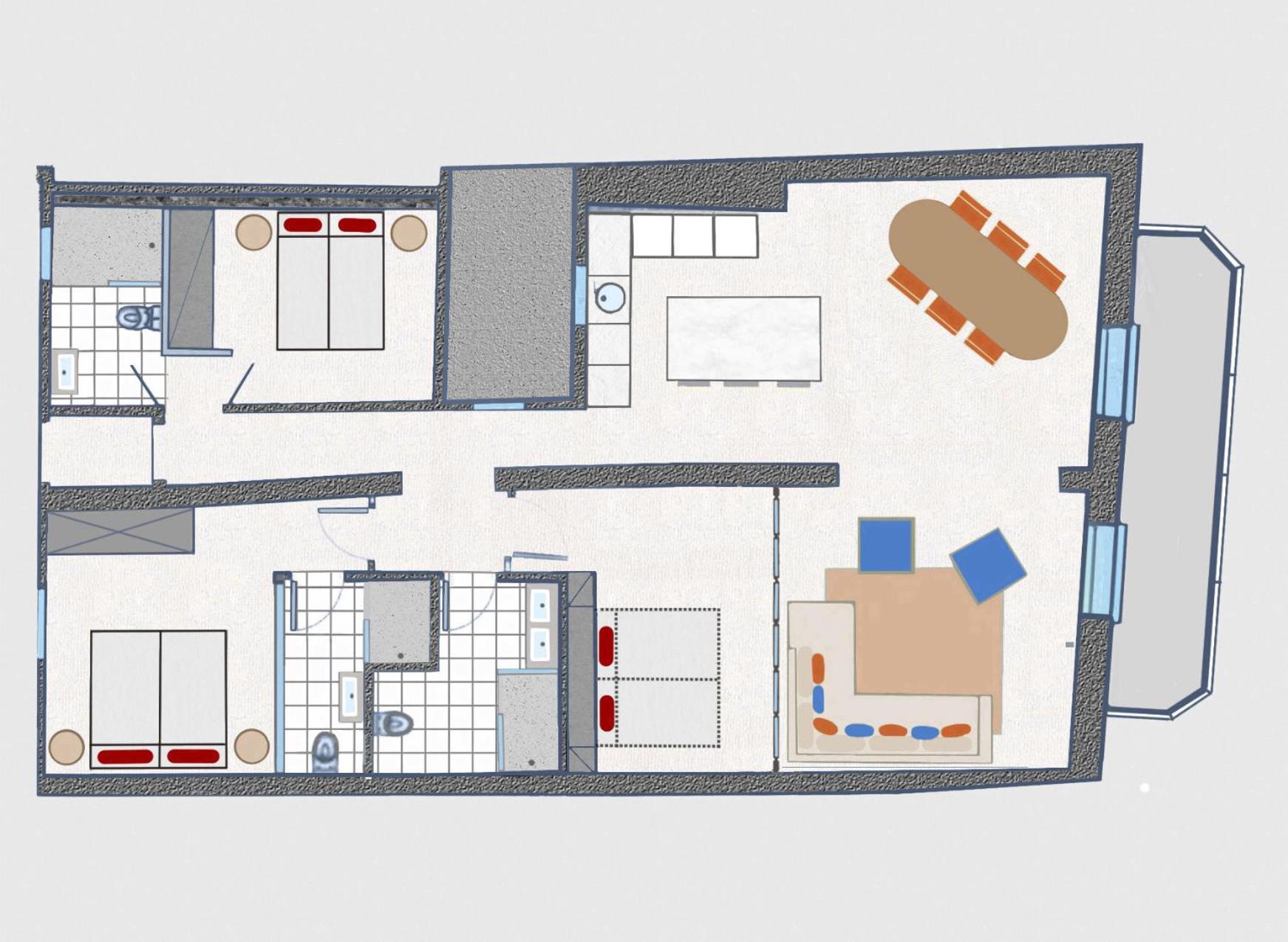 Apartament Colon Bcn 130 Mts 3 Dormitorios Port Vell Barcelona Kültér fotó